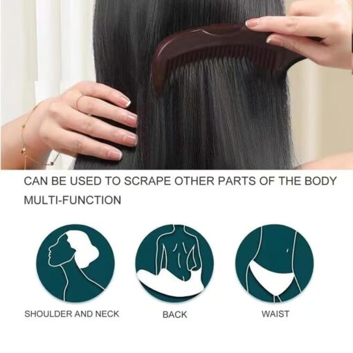 Scalp Sweeping Comb for a gentle, effective scalp massage.