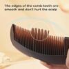 Comfortable, durable Scalp Sweeping Comb suitable for all hair types.