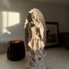 Virgen Mary Statue - Crafted from high-quality resin, this statue brings peace and serenity to your home or office with its calm and graceful depiction.