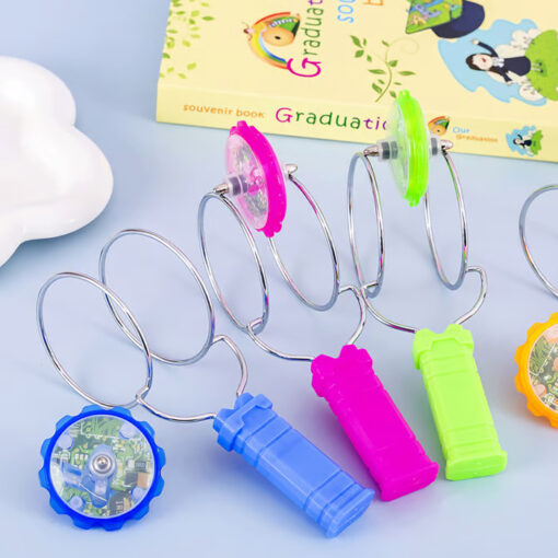 Relax and de-stress with the Magnetic Fidget Gyro, featuring bright LED lights.