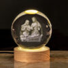The Healing Crystal Lighting Lamp features a 3D engraved symbol of spiritual power.