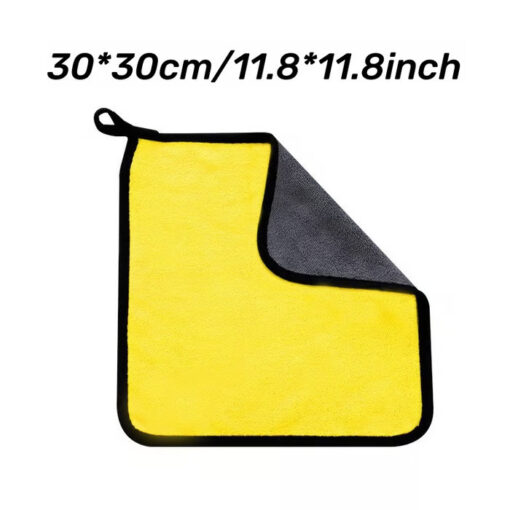 Achieve a streak-free clean with the soft texture of the 600 GSM Car Towel.