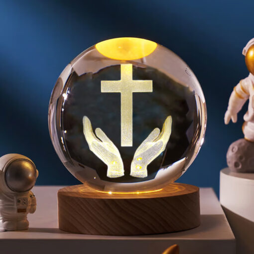 The Healing Crystal Lighting Lamp’s USB charging port makes it convenient and energy-efficient.
