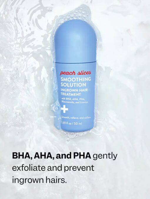 Smoothing Solution Ingrown Hair Treatment is the perfect post-shave solution for hydrated, smooth skin.