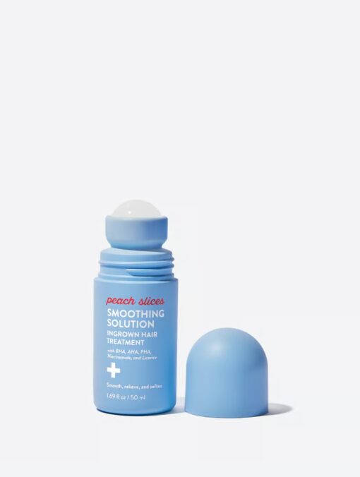 Smoothing Solution Ingrown Hair Treatment calms irritation and gives a refreshed feel after hair removal.