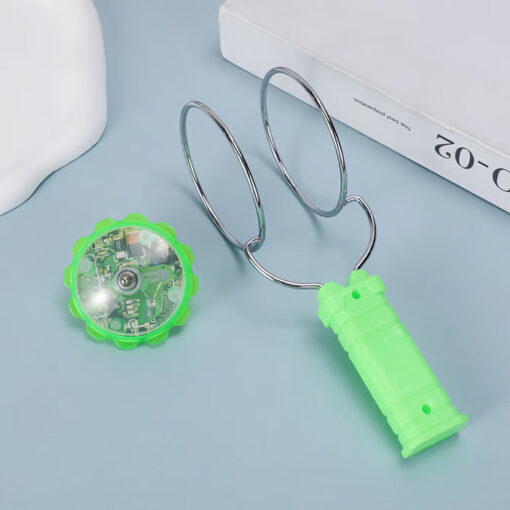 The Magnetic Fidget Gyro offers stress relief with its fun LED lights and smooth spinning action.