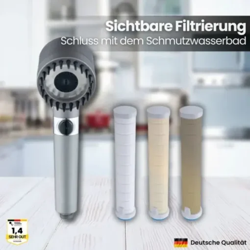 IonDrop – Hochdruck-Duschkopf für pures, sauberes Wasser und ein revitalisierendes Duscherlebnis – das Original