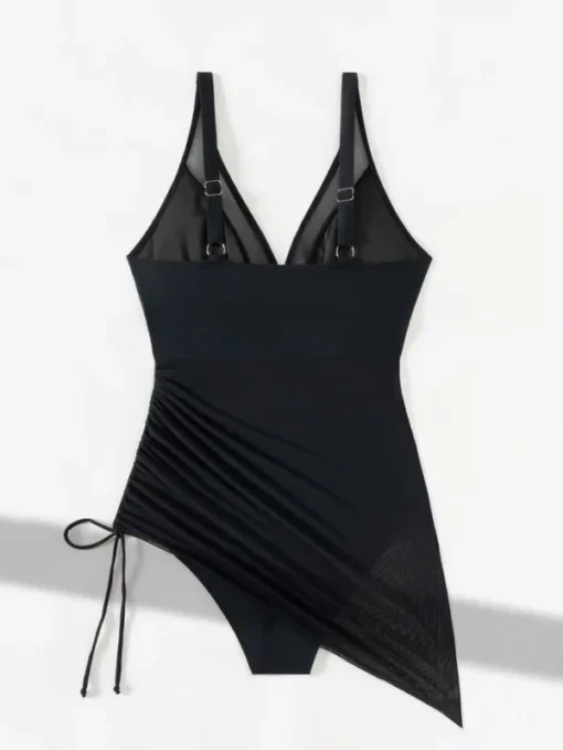 Tummy Control Mesh Swimsuit